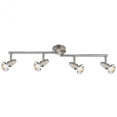 20 Watt LED Decken Licht Schiene beweglich silber Gästezimmer Lampe 4